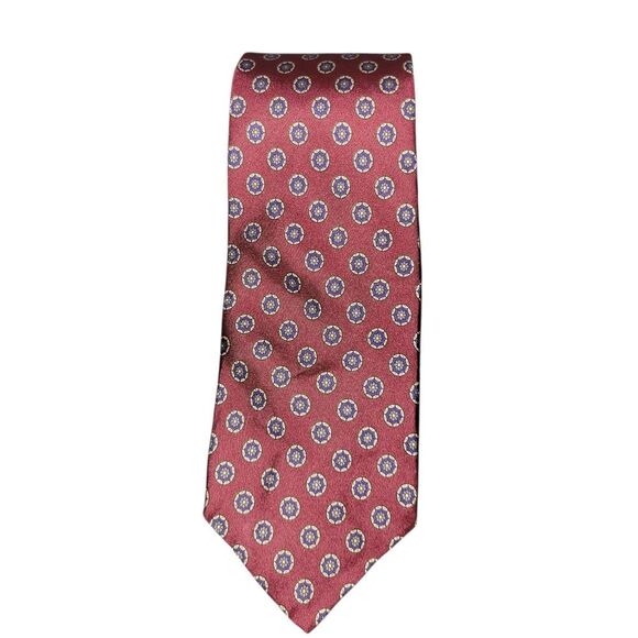 Robert Talbott Red And Blue  Tie - Picture 1 of 3